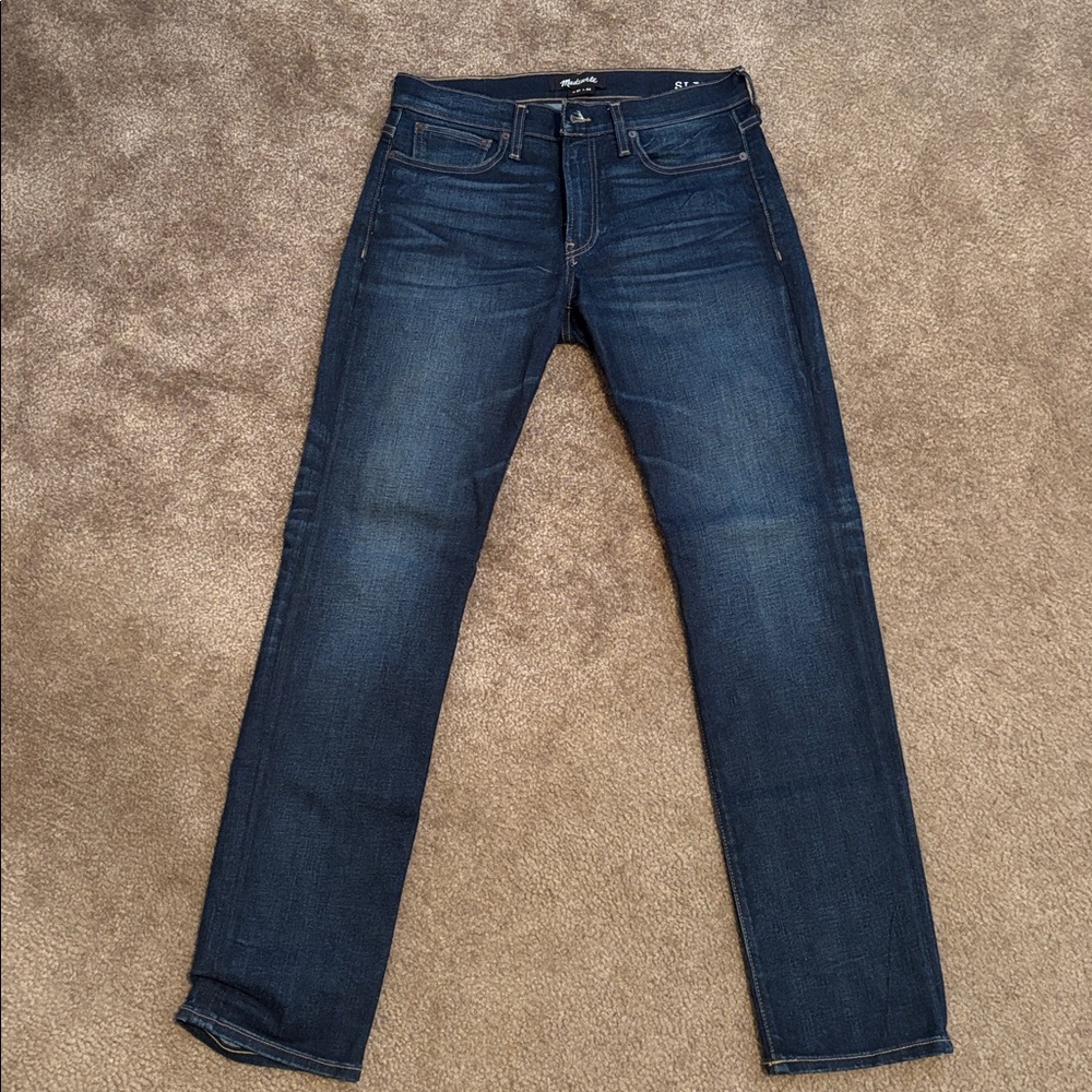 Madewell Dark Indigo Slim Jeans